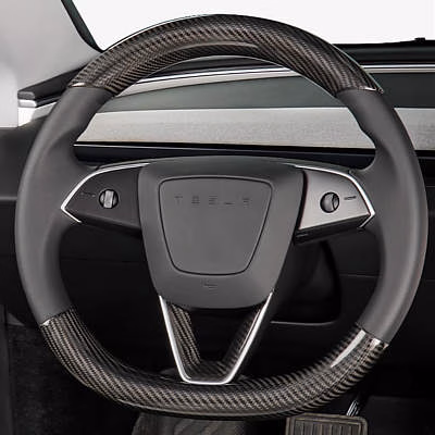 JSWAN Carbon Fiber Steering Wheel Embedded Cover