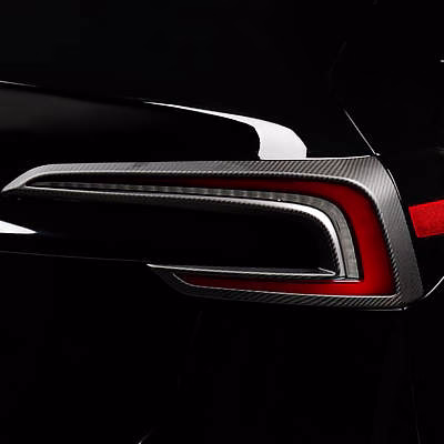 JSWAN Carbon Fiber Tail Light Cover