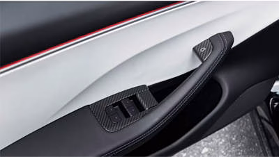 JSWAN Carbon Fiber Window Glass Lift Switch Button Cover