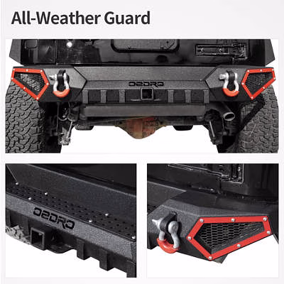 OEDRO Front & Rear Bumper Combo