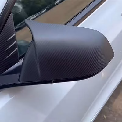 Yeslak Real Carbon Fiber Mirror Caps