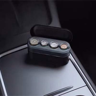 HALOBLK Larger-Capacity Coin Holder for Car