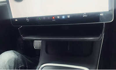 Yeslak Center Console Under Screen Storage Organizer