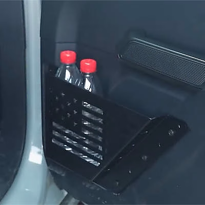 FIERYRED Front Door Storage Pockets Aluminum
