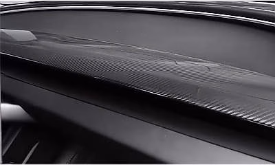Leeiion Dashboard Cover 3K Real Carbon Fiber