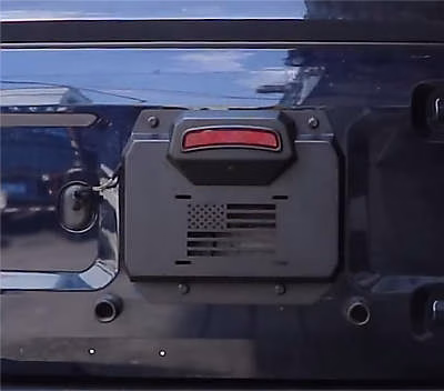 MSIZOY Rear Spare Tire Delete Plate