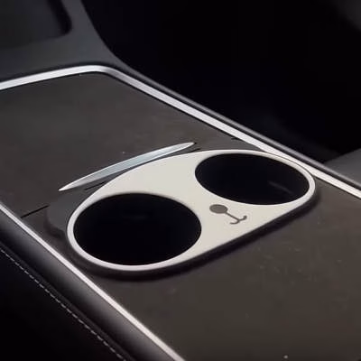 Fannasi Dual Cup Holder with Cute Panda Face Design