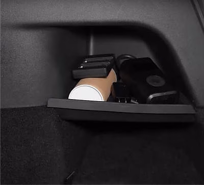 Motrobe Rear Trunk Divider Side Storage Tray