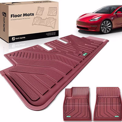 YHTAUTO 1st & 2nd Row Floor Mats