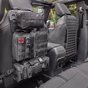 MAIKER Tactical Rigid Molle Aluminum Insert Panel Seat Back Organizer