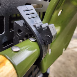 MusixiA Quick Release Shovel Holder Rubber Clamp Grip Mount Kit for Roof Rack