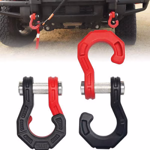 MusixiA Rear Tow Receiver Hitch with Mounting Hardware for Off Road Vehicle Recovery