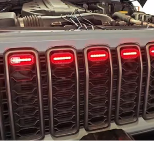MAIKER OFF ROAD RGB LED Grille Lights with older-style grille