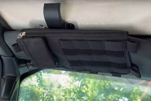 OMU MOLLE Visor Panel Organizer with Elastic Slots for All Vehicles