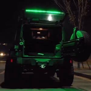 XRIDONSEN RGBW Rear Window Light Strip with Remote Control