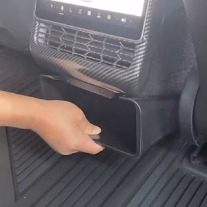 SZLYDZSW Rear Center Console Storage Box with Lid