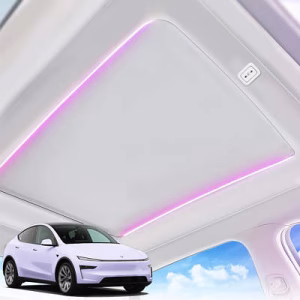 ACOCOKI Retractable Voice-Control Sunshade Ambient Lighting & UV Protection