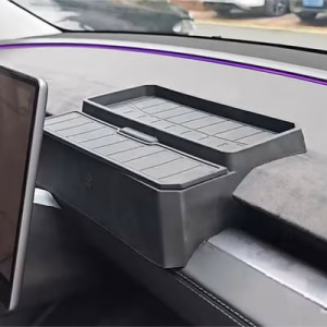 BestEvMod Sunglasses Holder & Dashboard Organizer Console Tray with Lid