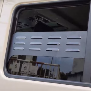 Bekantogy Aluminum Rear Window Louver Vent Covers