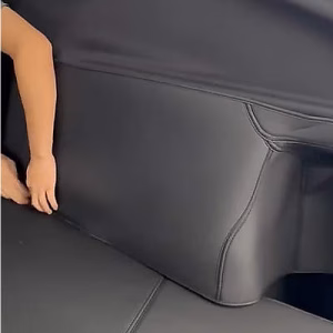 GearUp Rear Trunk Side Leather Protectors with Velcro Stick